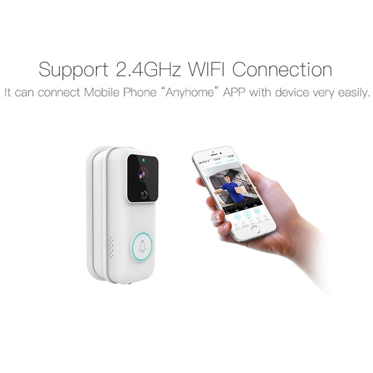 Anytek B60 720P Smart WiFi Video Visual Doorbell, Support APP Remote & PIR Detection & TF Card Anytek B60 720P Smart WiFi Video Visual Doorbell, Support APP Remote & PIR Detection & TF Card